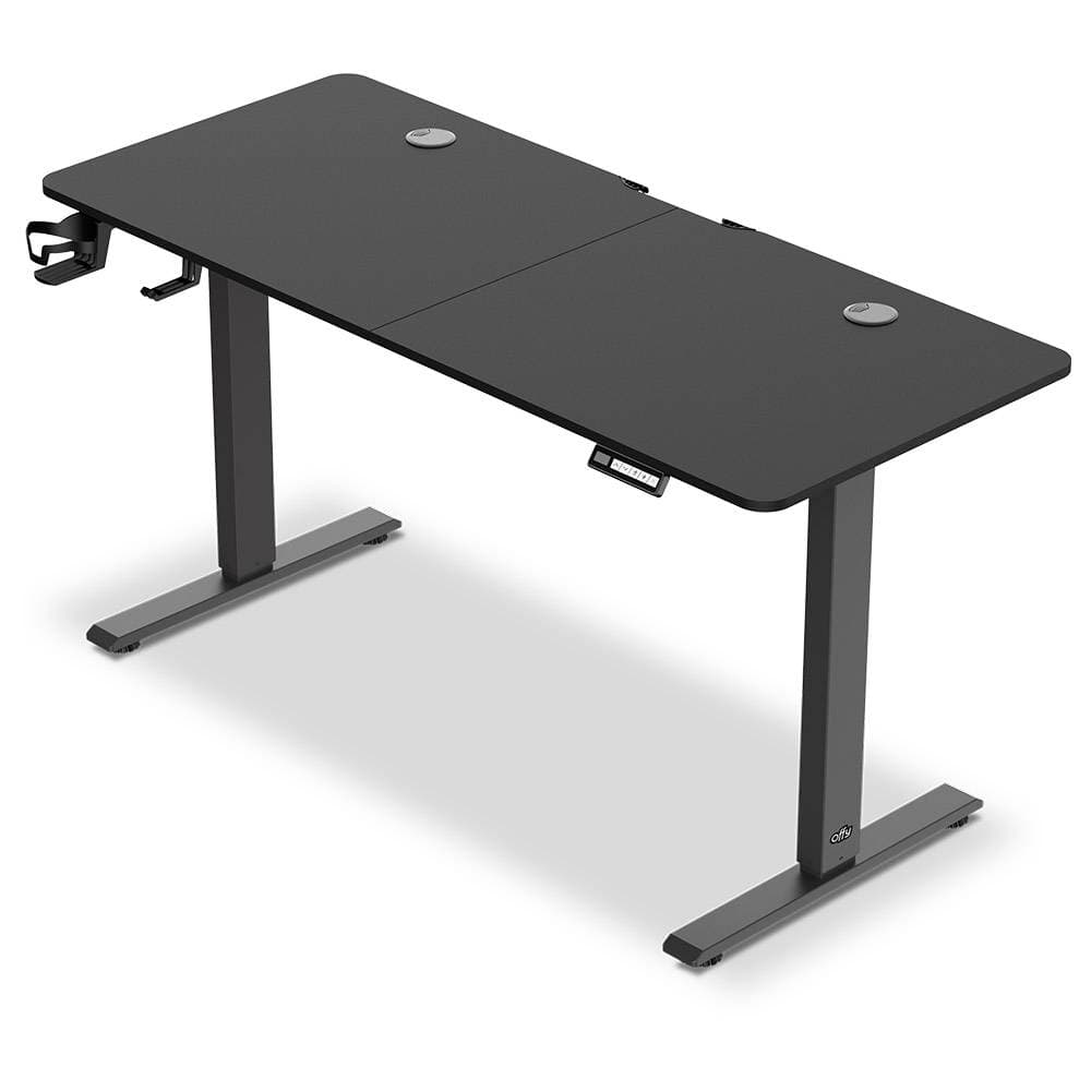 Secretária Elevatória Elétrica Offy Ryva (140x60cm) Preta