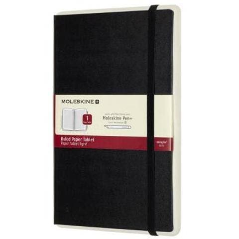 Caderno Grande Pautado Moleskine Paper Tablet 1 Preto