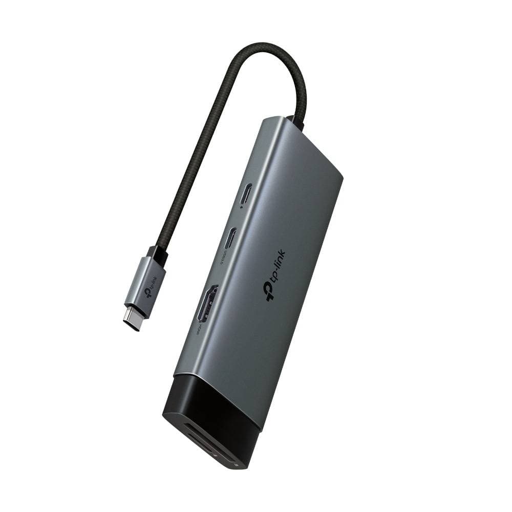 Hub USB-C TP-Link UH7020C 7-em-1 USB 3.2 Gen1 PD 100W Cinza