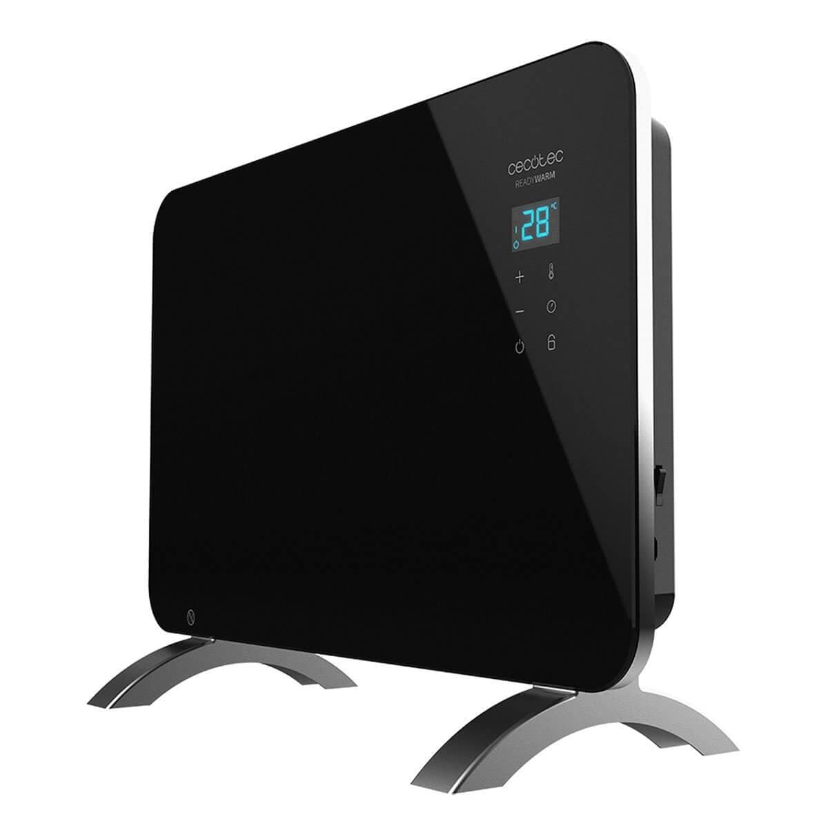 Aquecedor Cecotec Ready Warm 6670 Crystal Connection Wi-Fi 1000W Preto