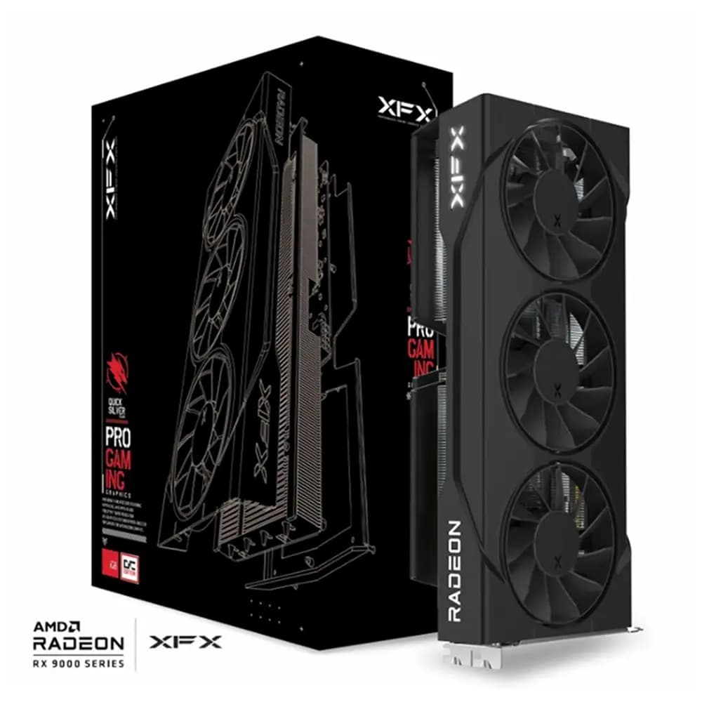 Placa Gráfica XFX AMD Radeon RX 9060 XT "RDNA 4" Swift OC Triple Fan Gaming Edition 16GB GDDR6