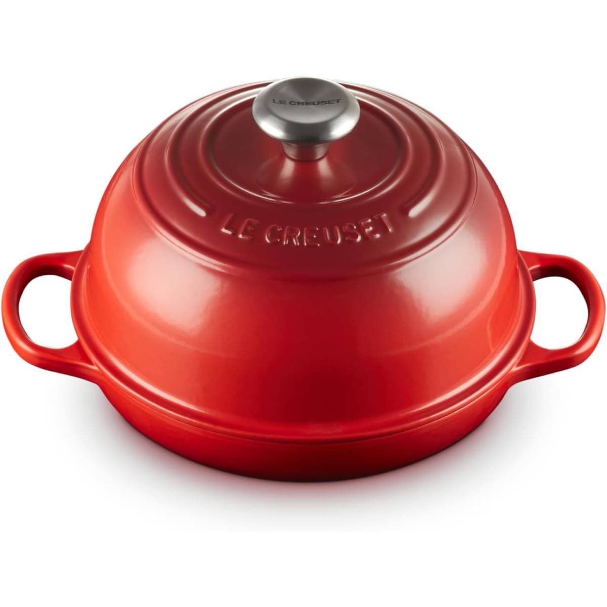 Forno de Pão Le Creuset Cocotte Signature de Ferro Fundido 1.6L 24cm Cereja