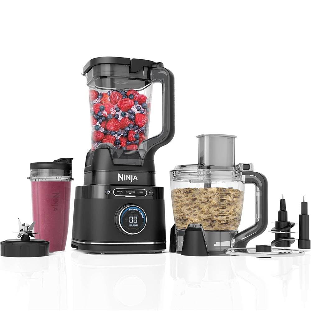 Liquidificadora e Processador de Alimentos Ninja Detect Power Blender Processor Pro 3-in-1 1.9L 1200W Preta