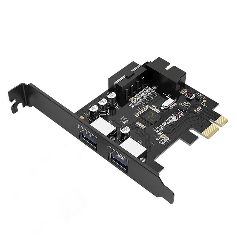 Placa de Expansão Orico PVU3-2O2I-V1 USB3.0 2-Port PCI-E Preta