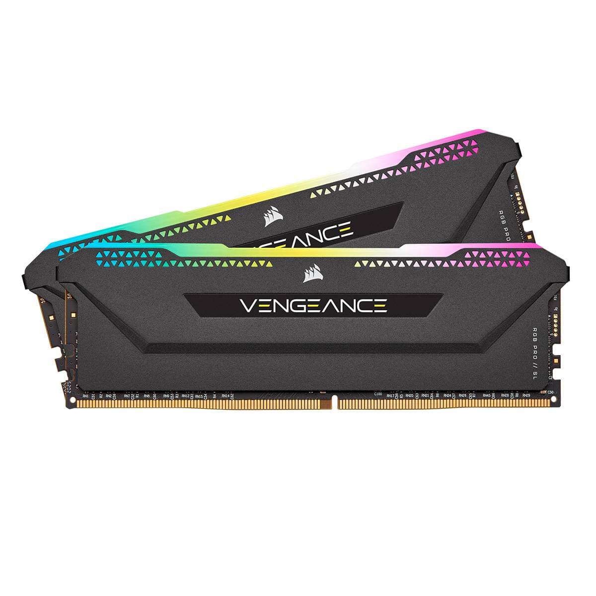 Memória RAM Corsair Vengeance RGB Pro SL 32GB (2x16GB) DDR4-3200MHz CL16 Preta