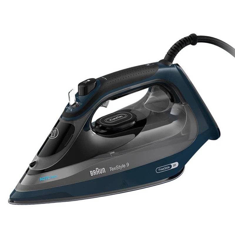 Ferro de Engomar a Vapor Braun TexStyle 9 SI 9682 3200W Azul