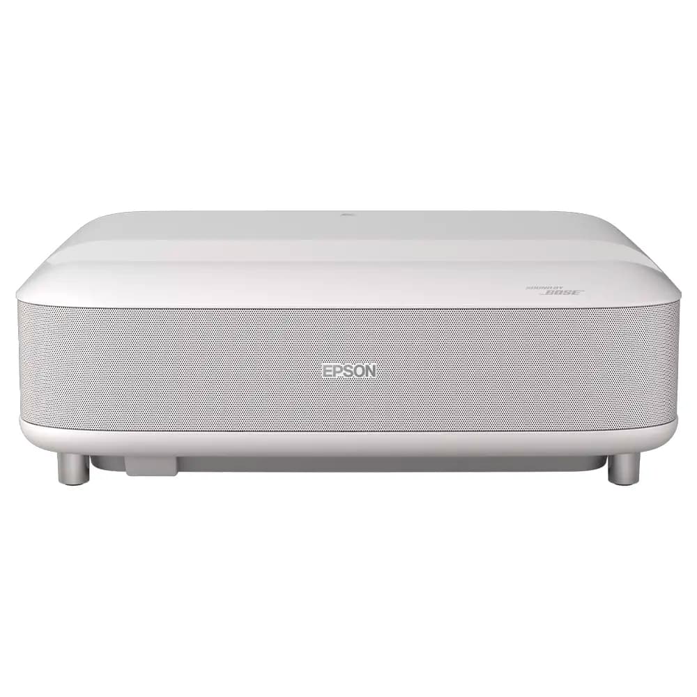 Projetor Laser Epson Lifestudio Grand EH-LS670W Branco Diamante, 4K UHD, 60"-120", 3600 Lumens, Sound by Bose, Google TV