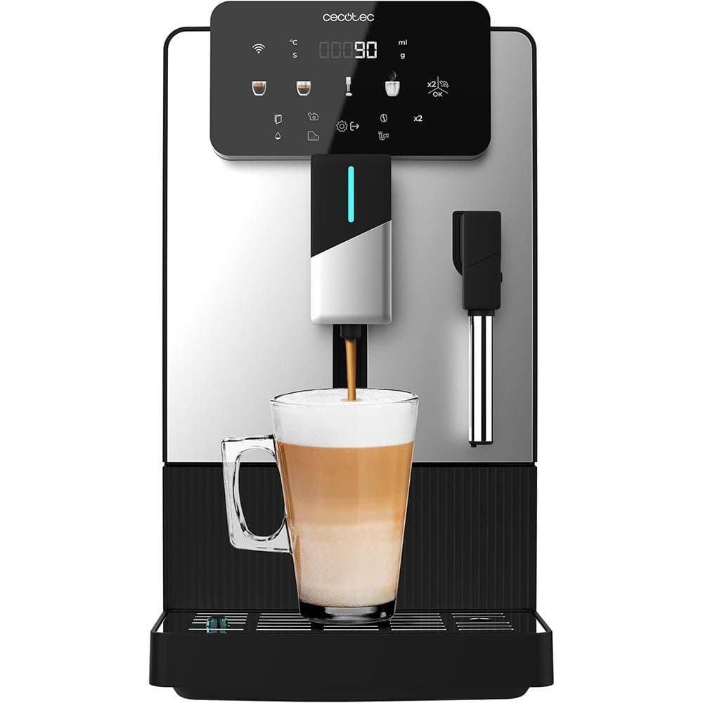 Máquina de Café Automática Cecotec Cremmaet Steam 19 Bar 1350W Preta/Cinzenta