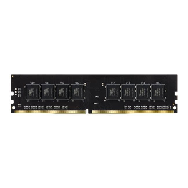 Memória RAM UDIMM TEAMGROUP Elite 32GB (1x32GB) DDR4-3200MHz CL22 (22-22-22-52) 1.20V Preta