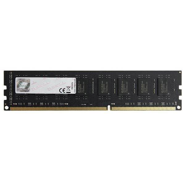 Memória RAM DIMM G.SKILL NT Value 8GB (1x8GB) DDR3-1600MHz CL11 (11-11-11) 1.50V Preta