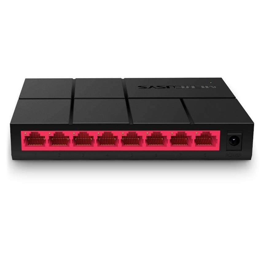 Switch de Rede Mercusys MS108G Mini 8 Portas Gigabit UnManaged