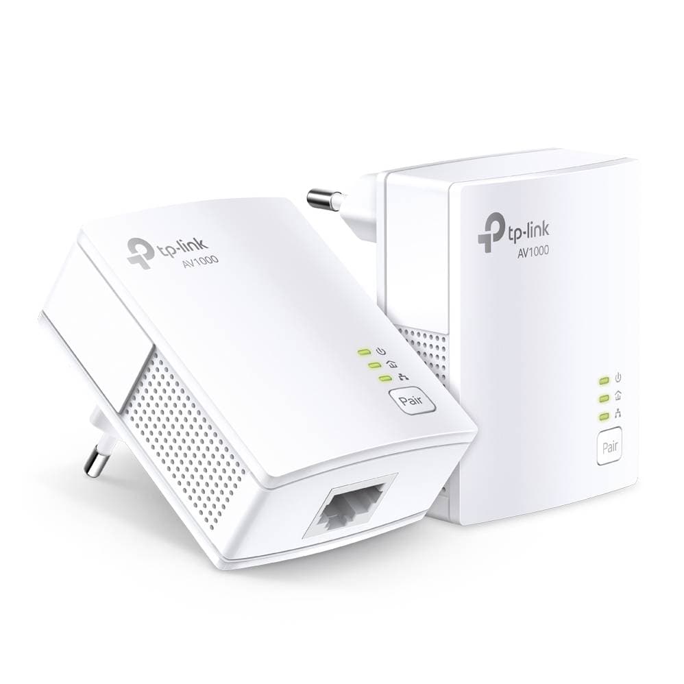 Kit Adaptador Powerline TP-Link TL-PA7017 KIT AV1000 Homeplug AV2 Gigabit