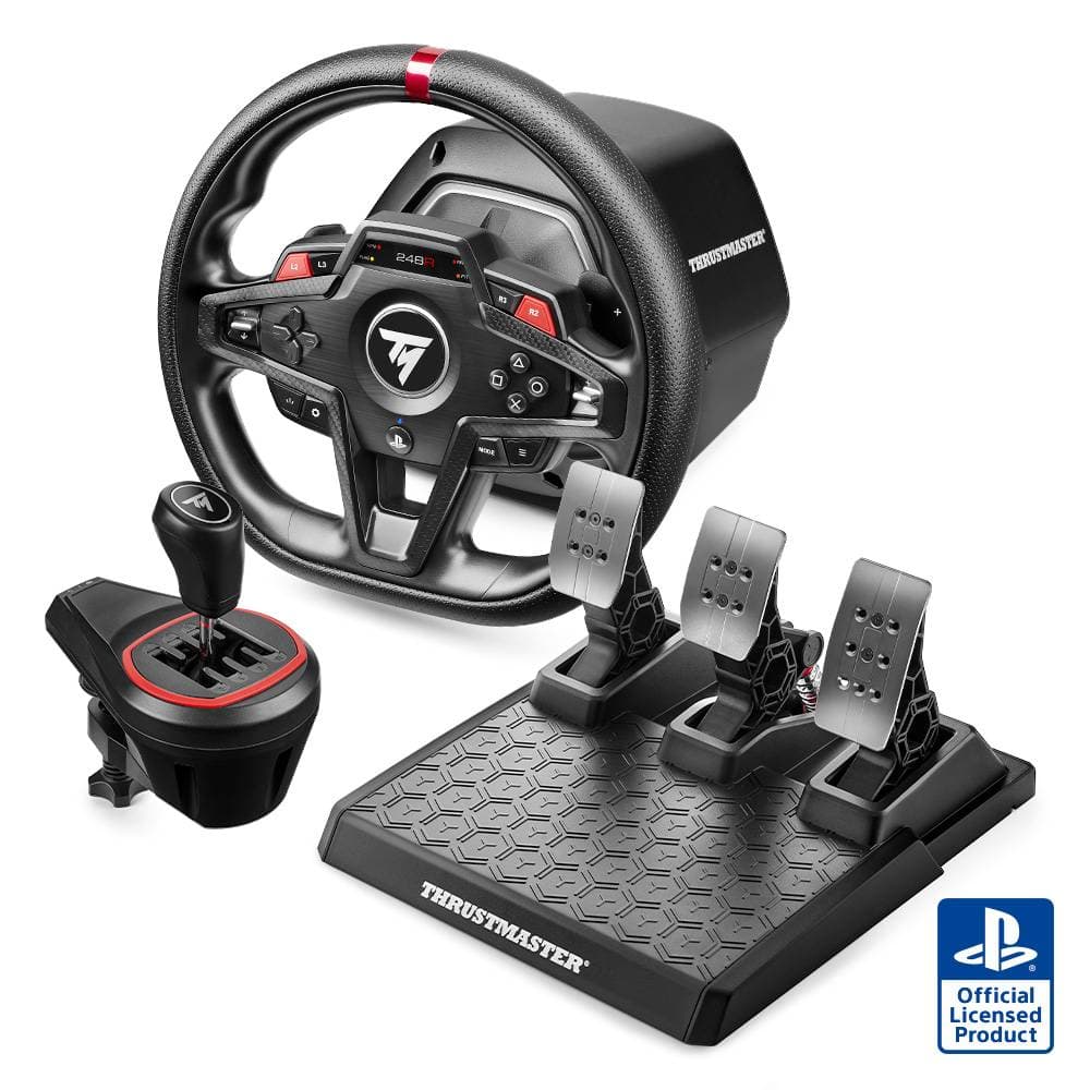 Volante Thrustmaster T248R Racing Wheel + Shifter TH8S PS5/PS4/PC