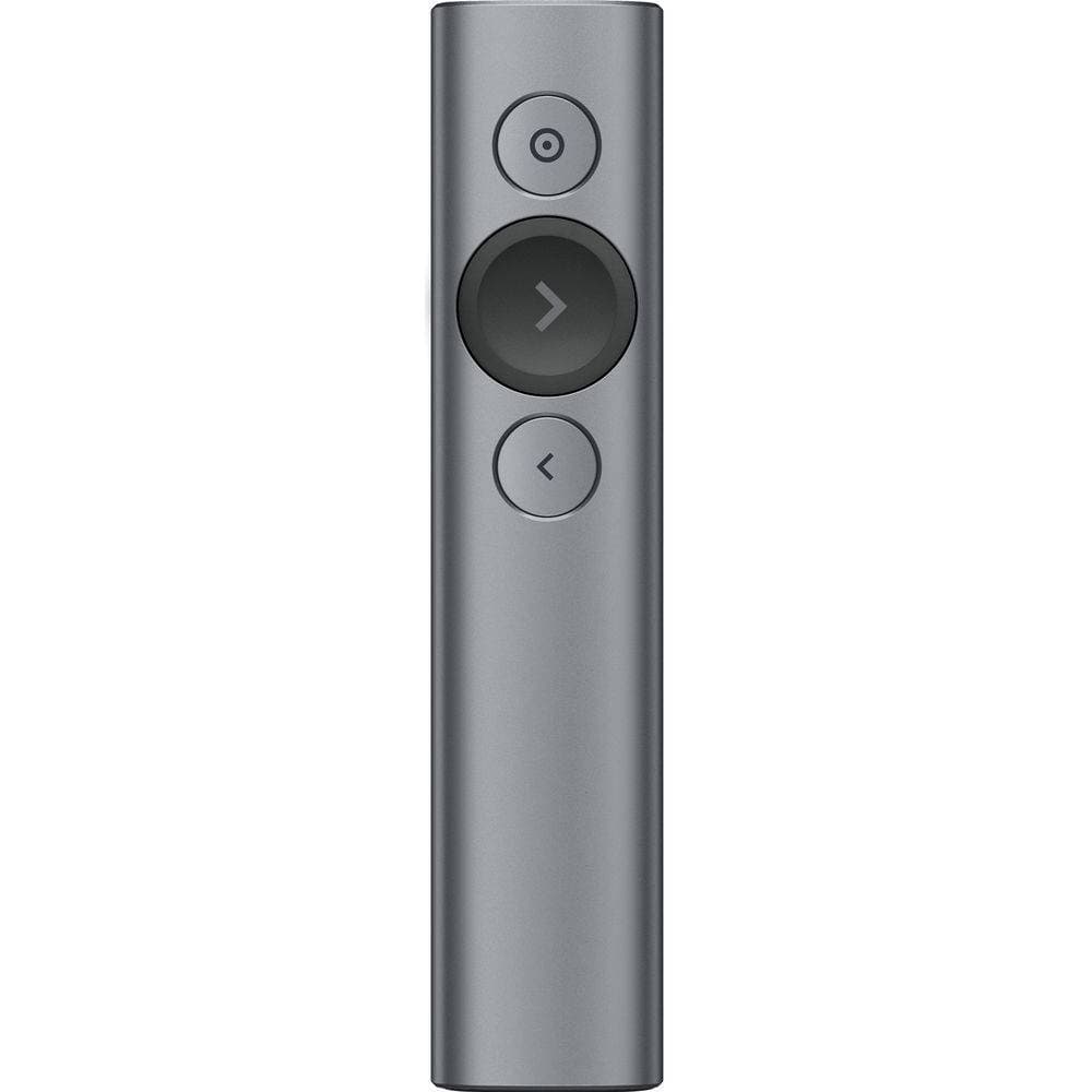 Apresentador Logitech Spotlight Plus Presentation Wireless Cinzento com Apontador Laser (910-004861)