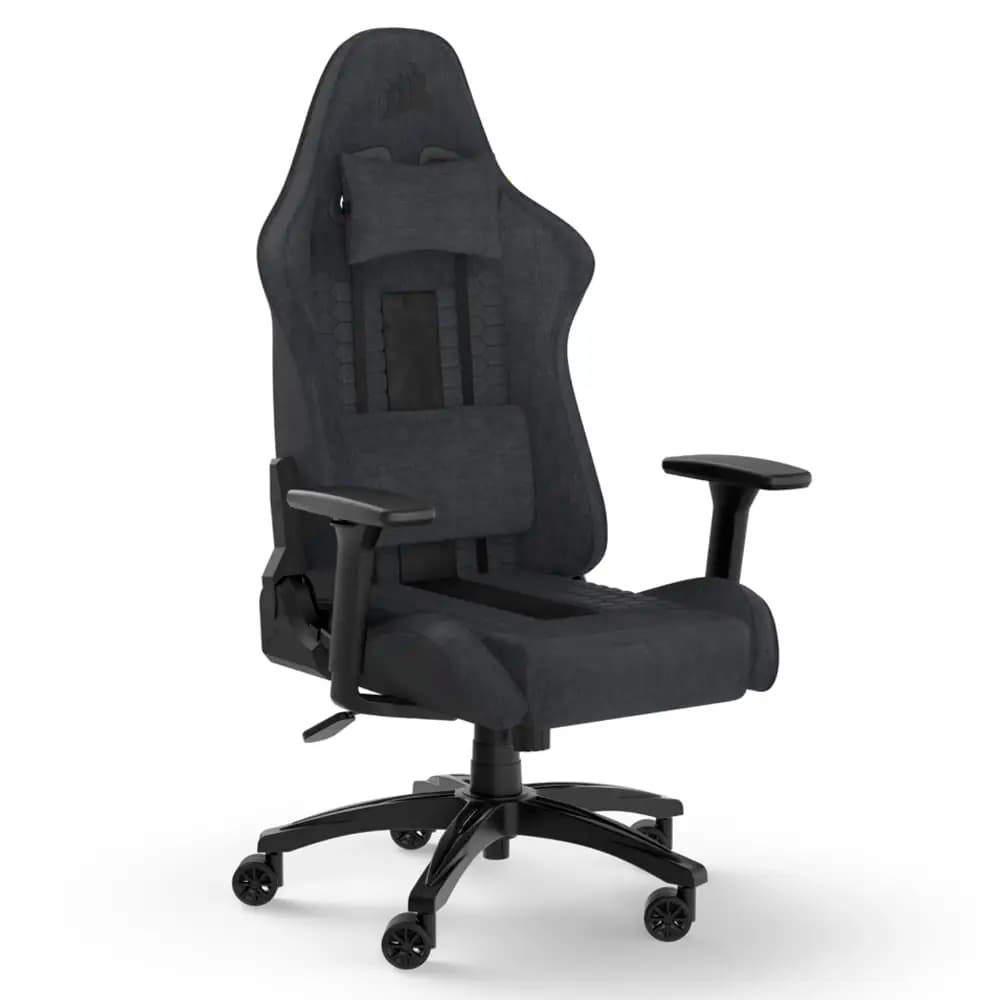 Cadeira Gaming Corsair TC100 Relaxed Tecido Preto/Cinza