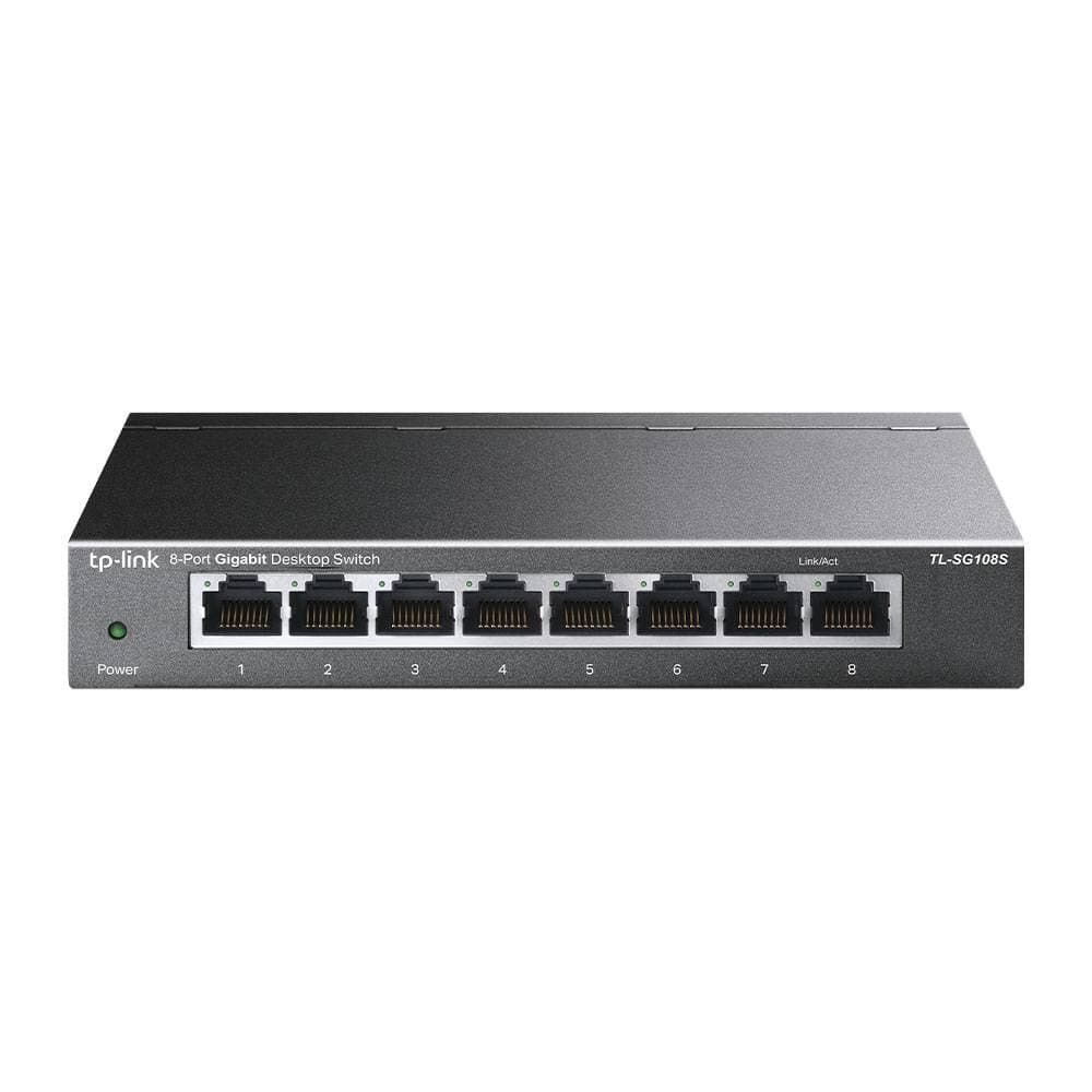 Switch de Rede TP-Link TL-SG108S 8 Portas Gigabit