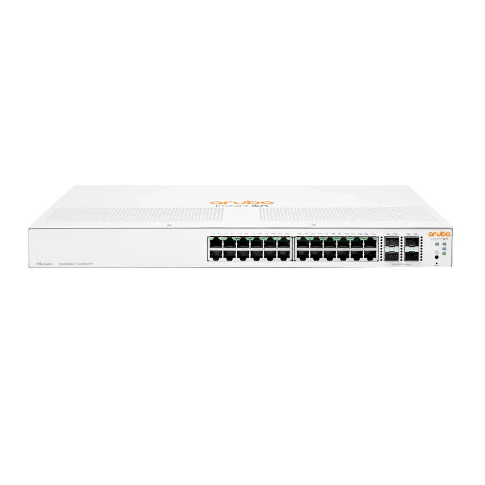 Switch de Rede HPE Aruba Instant On 1930 24 Portas Gigabit + 4 Portas SFP+ (10GbE) Managed