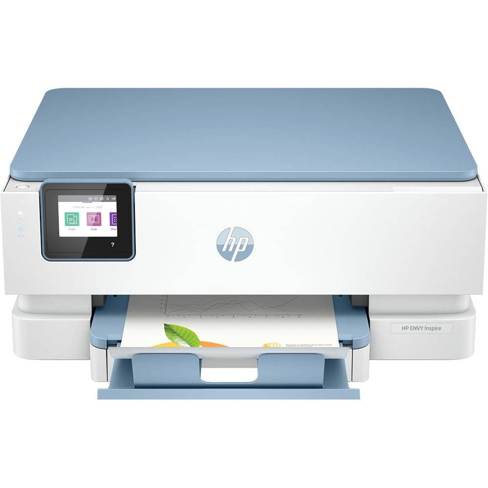 Impressora Jato de Tinta HP ENVY Inspire 7221e Multifunções (Impressão, Cópia, Digitalização), Duplex Auto, Wireless - Instant Ink