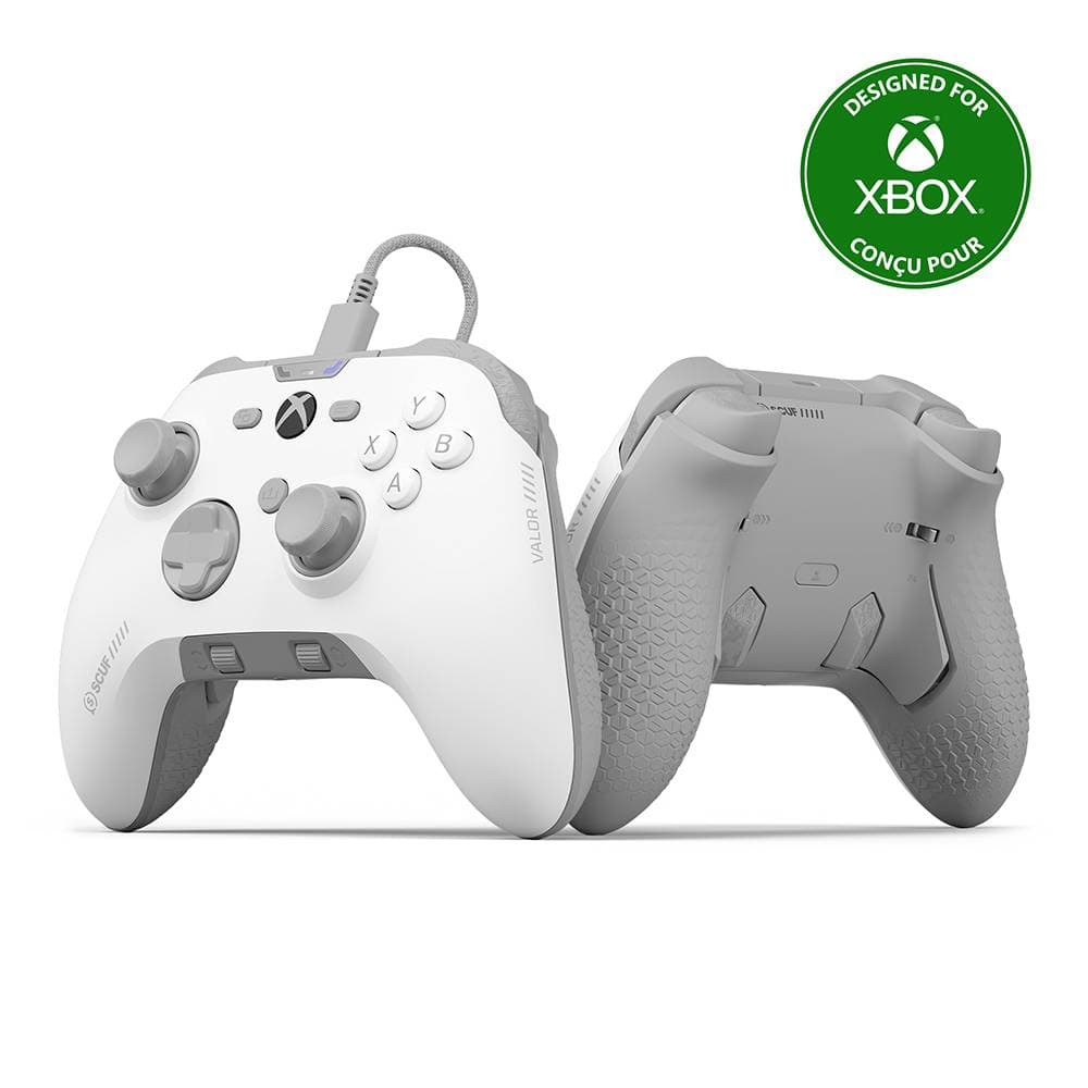 Gamepad SCUF Valor Wired Gaming com TMR Performance PC/Xbox - Branco