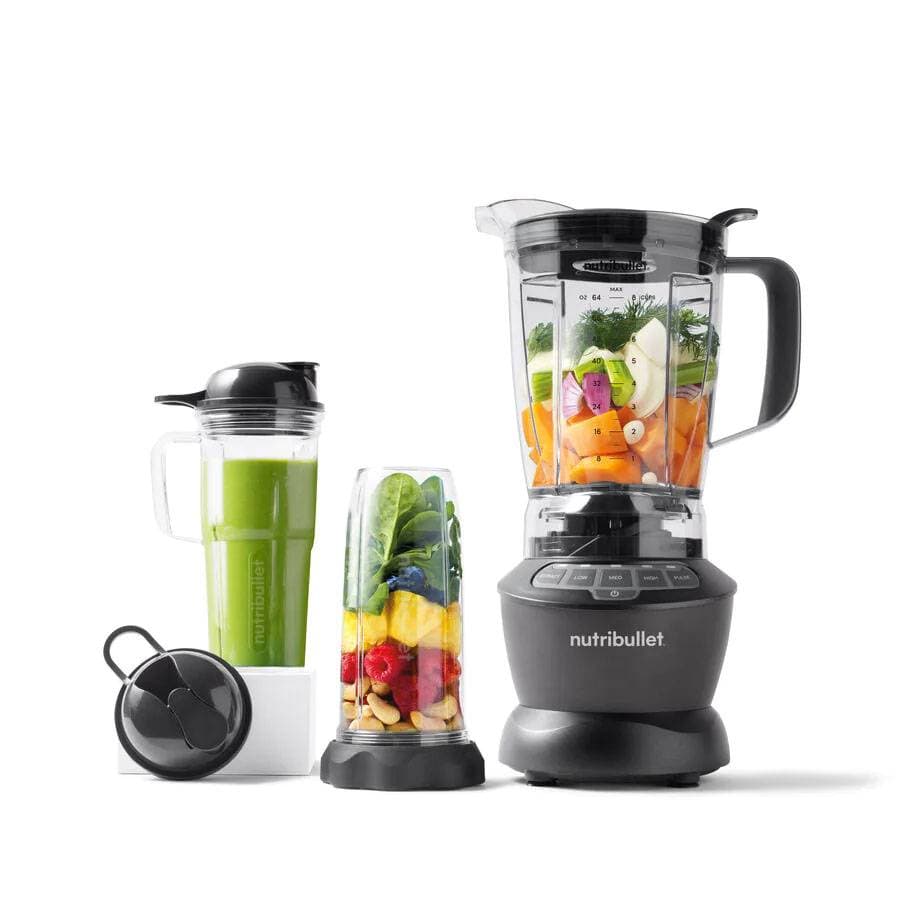 Liquidificadora Nutribullet NBF500DG Full Size Blender Combo 1200W 1.8L Cinzento escuro