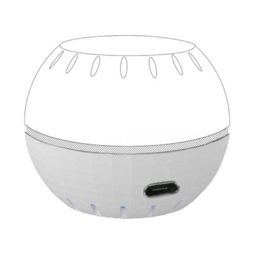 Add-on USB Shelly para Monitorizador Ambiental de Temperatura e Humidade Shelly H&T Branco