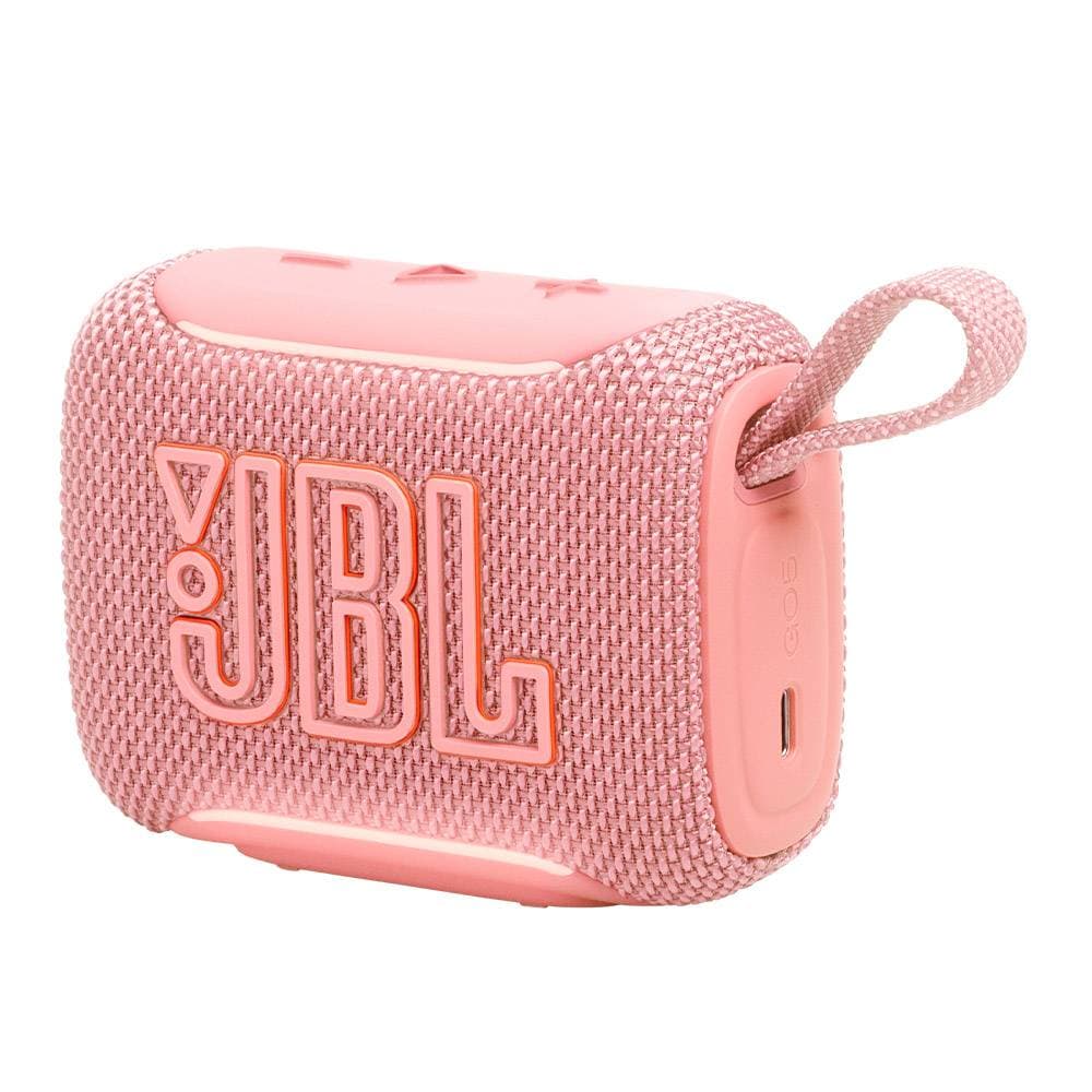 Coluna Portátil JBL Go 5, Bluetooth 6.0, Resistente à Água e Pó (IP68), Até 8h Autonomia + 2h Extra Playtime Boost, Rosa