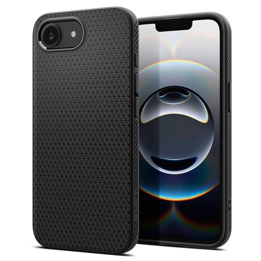 Capa Spigen Liquid Air iPhone 16e Matte Black