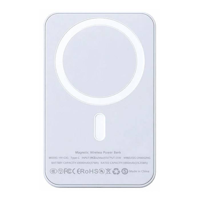 Powerbank Inmove Magnetic 10000mAh 20W Branca