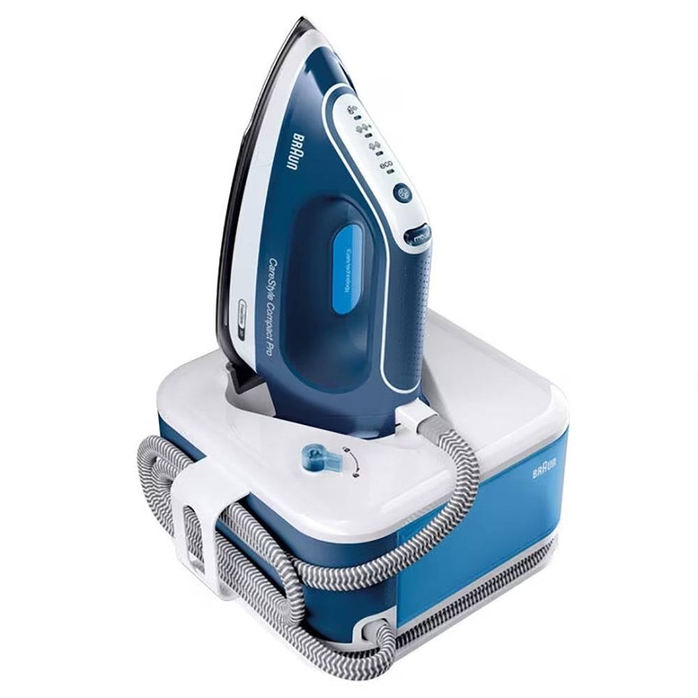 Ferro com Caldeira Braun CareStyle Compact Pro IS 2565 2400W 1.5L 6.5 Bar Azul