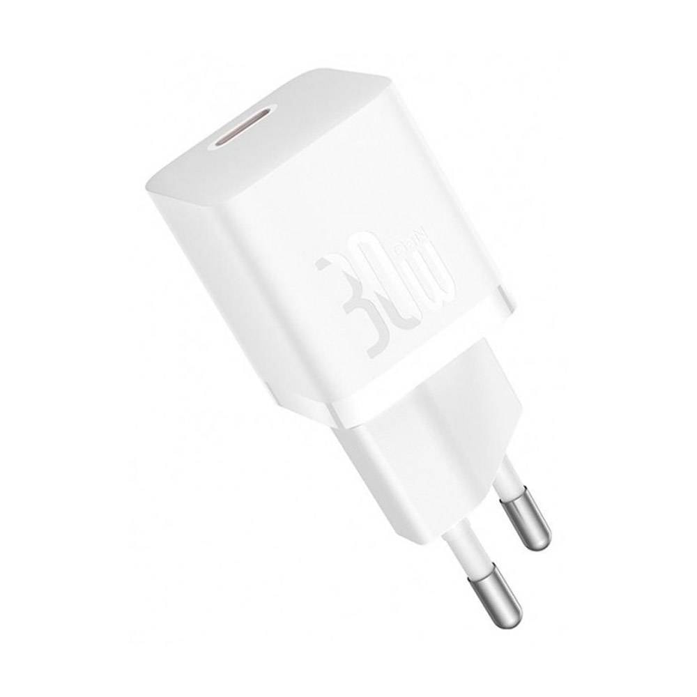 Carregador Baseus GaN5 Fast Charger (Mini) USB-C 30W Branco