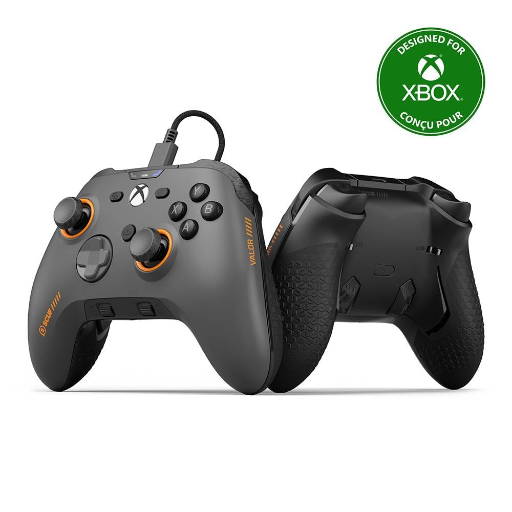 Gamepad SCUF Valor Wired Gaming com TMR Performance PC/Xbox - Steel Gray