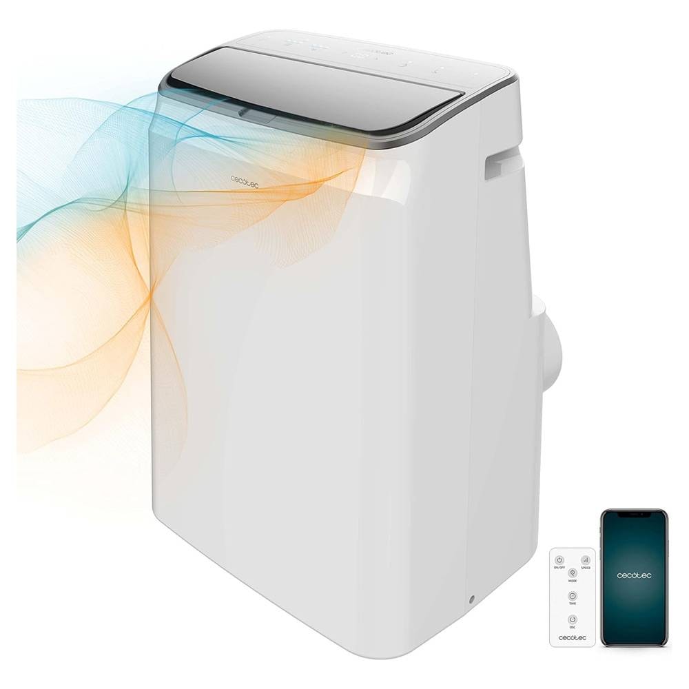 Ar Condicionado Portátil Cecotec ForceClima 14800 Soundless Heating Connected 14000BTU Branco