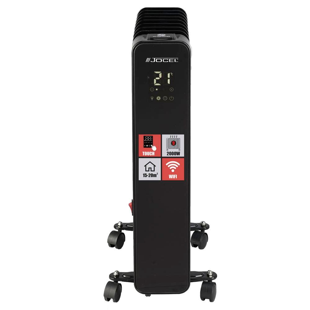Aquecedor a Óleo Jocel JIO11013156 2500W 11 Elementos Preto