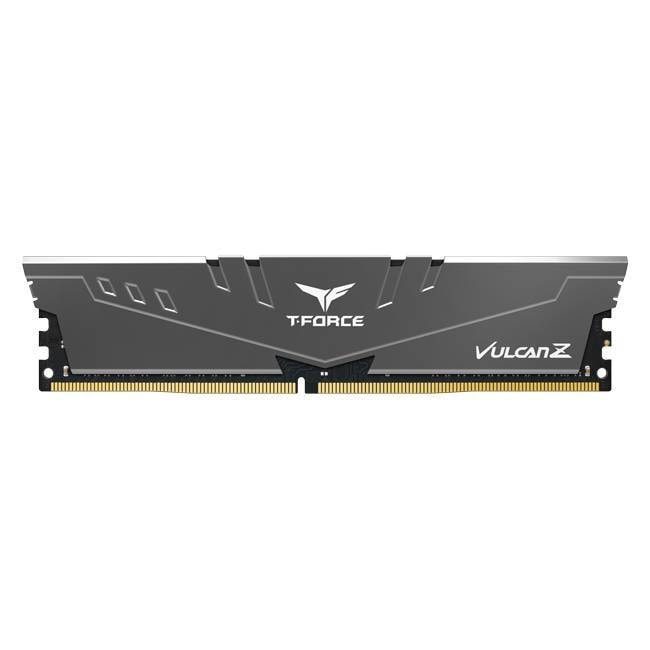 Memória RAM UDIMM TEAMGROUP T-Force Vulcan Z 8GB (1x8GB) DDR4-3200MHz (Intel XMP) CL16 (16-18-18-38) 1.35V Cinzenta