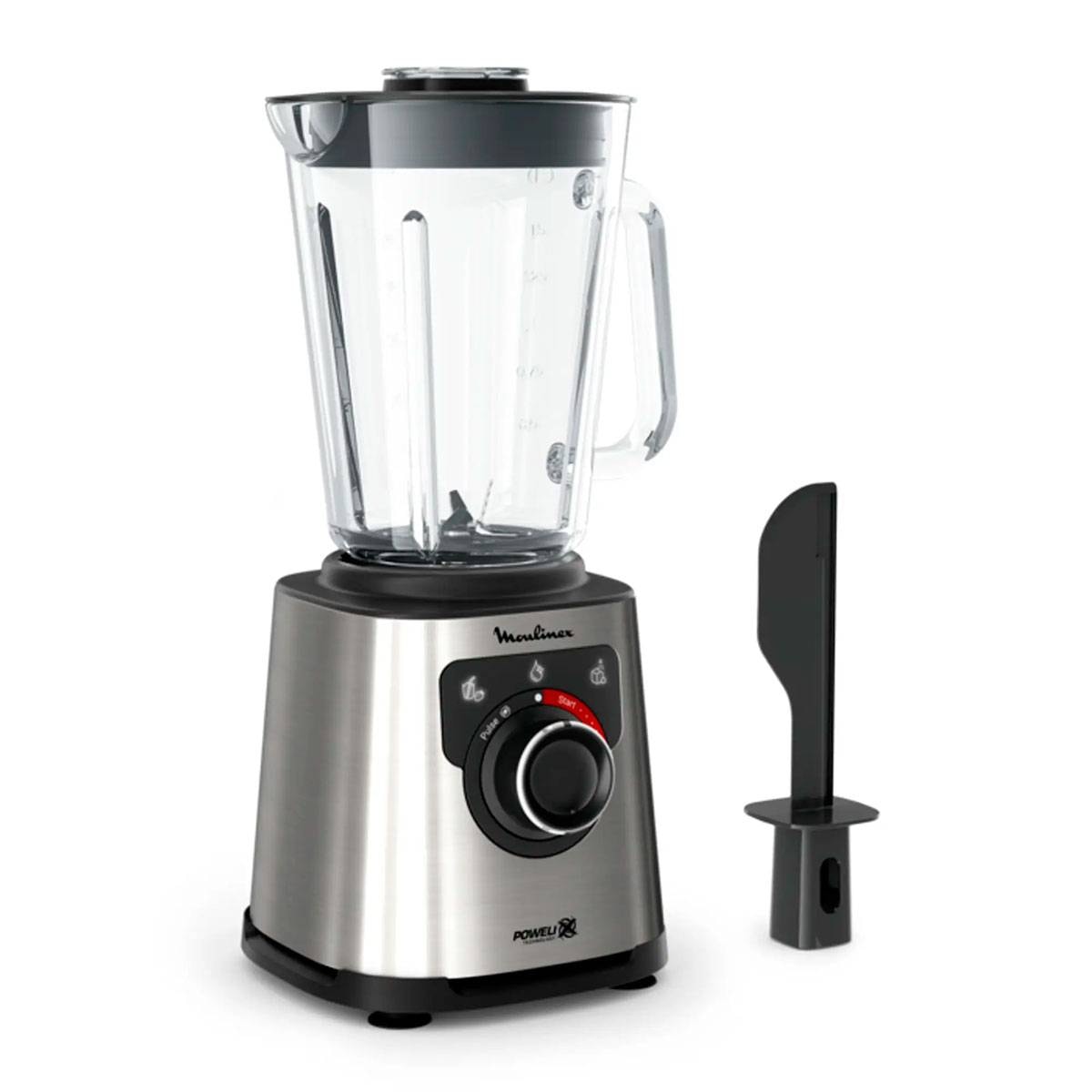 Liquidificadora Moulinex Perfectmix+ LM871D10 1200W Aço Inoxidável / Cinza