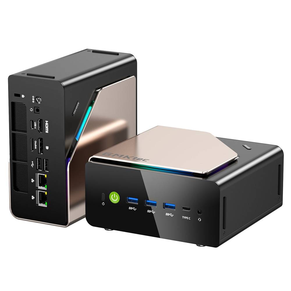 Mini PC GMKtec EVO-T1 AI c/ Porta OCuLink Intel Core Ultra 9 285H | 64GB RAM | SSD 2TB | Arc 140T | Windows 11 Pro