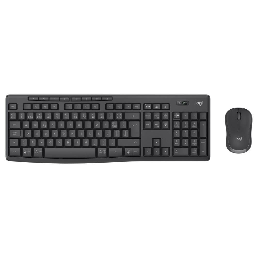 Teclado + Rato Logitech MK370 Combo for Business Wireless PT Preto
