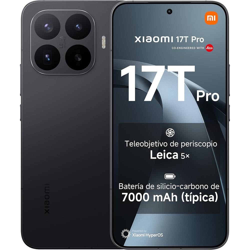 Smartphone Xiaomi 17T Pro 6.83" 12GB/1TB Dual SIM Black