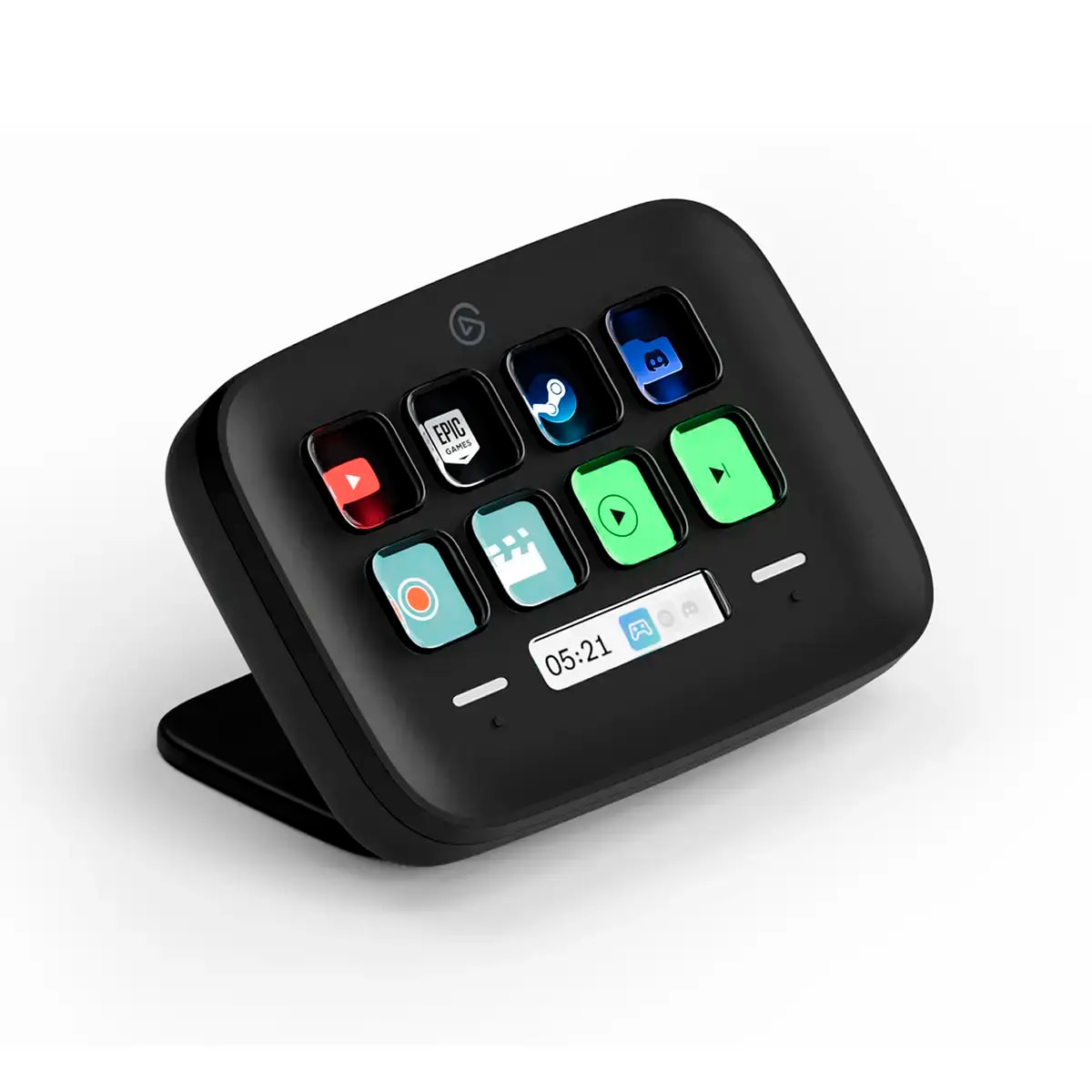 Control Deck Elgato Stream Deck Neo | 8 Teclas Personalizáveis | Faixa Touch LCD | USB 2.0 Type-A | Windows e Mac | Preto