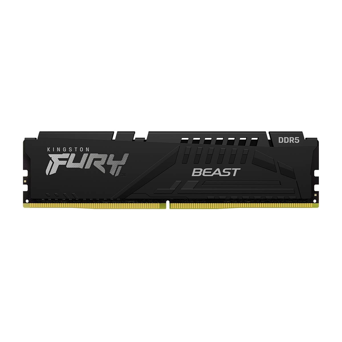 Memória RAM UDIMM Kingston Fury Beast 32GB (1x32GB) DDR5-6000MHz (AMD Expo/Intel XMP) CL36 (36-38-38) 1.35V 2Rx8 Preta
