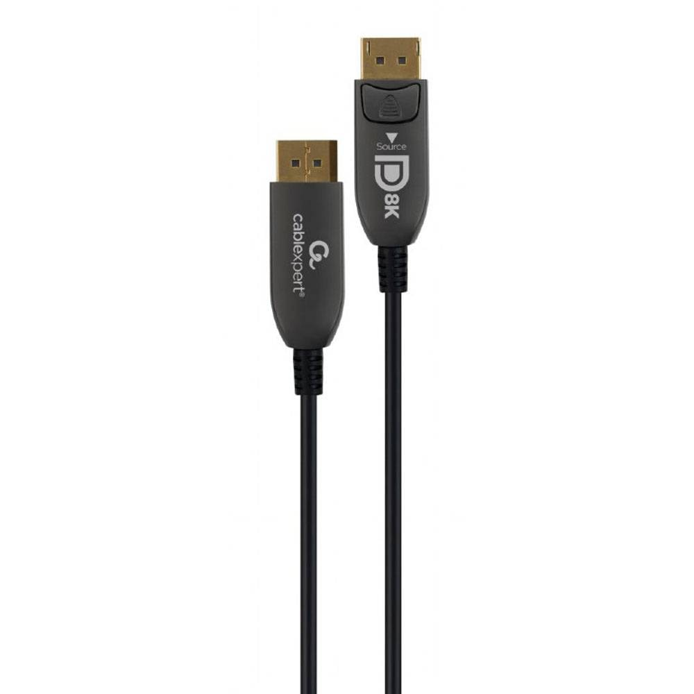 Cabo Ótico Ativo DisplayPort 1.4 Gembird CC-DP8K-AOC-10M AOC Premium Series 8K 60Hz 10m Preto