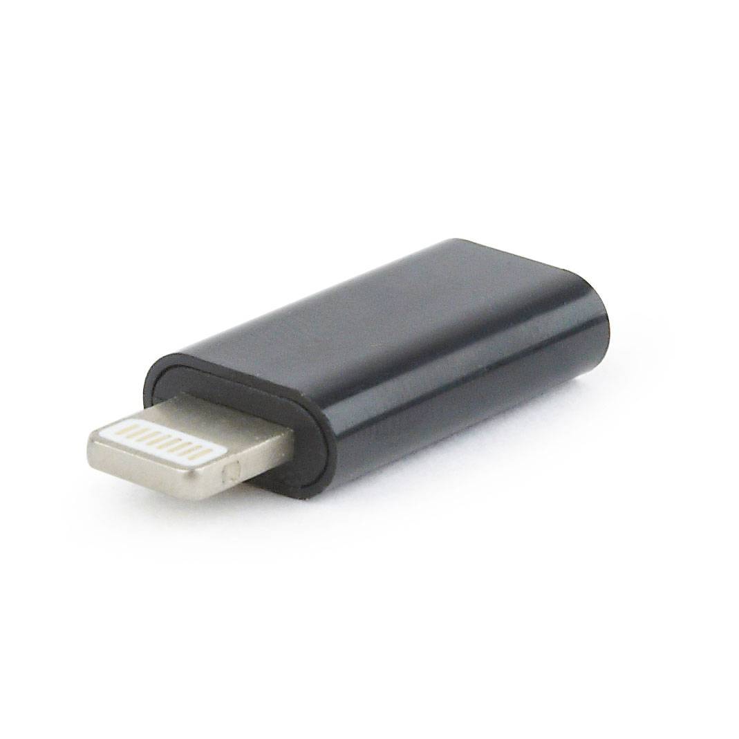 Adaptador Gembird A-USB-CF8PM-01 USB-C para Lightning Cinza