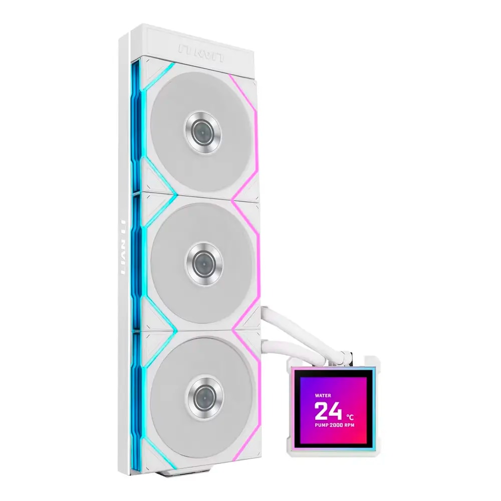 Water Cooler CPU Lian Li HydroShift II LCD-S 360 TL RGB All-In-One 360mm Branco