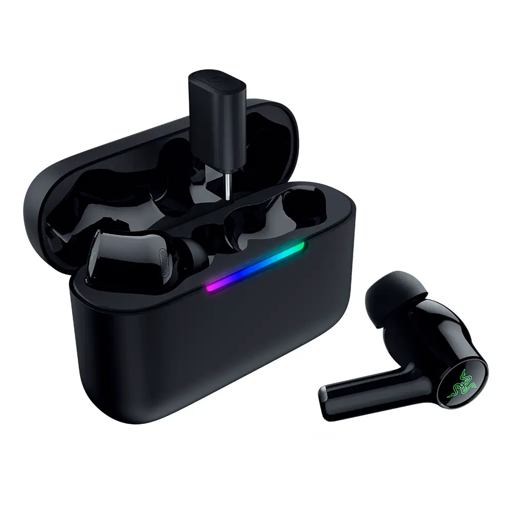 Earbuds Razer Hammerhead V3 HyperSpeed ANC True Wireless Pretos