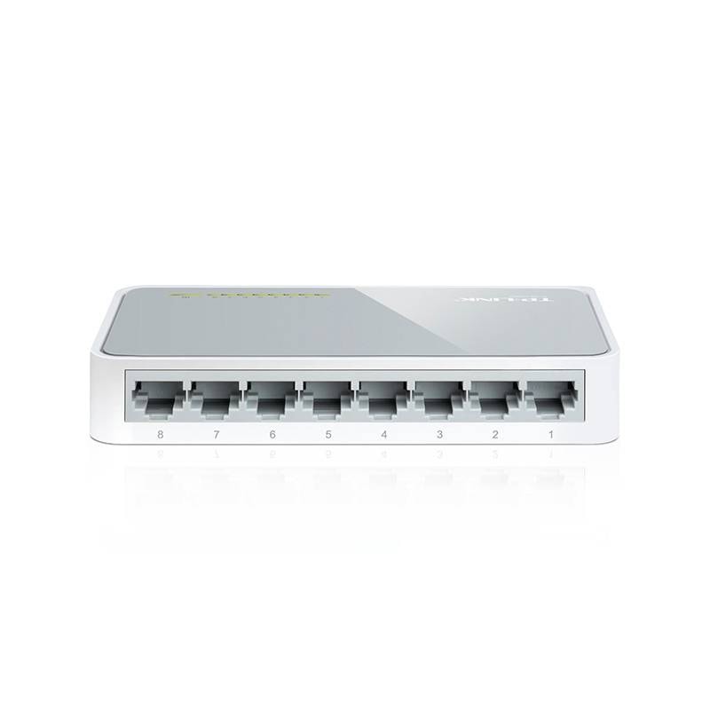 Switch de Rede TP-Link TL-SF1008D 8 Portas 10/100Mbps UnManaged Wall Mountable