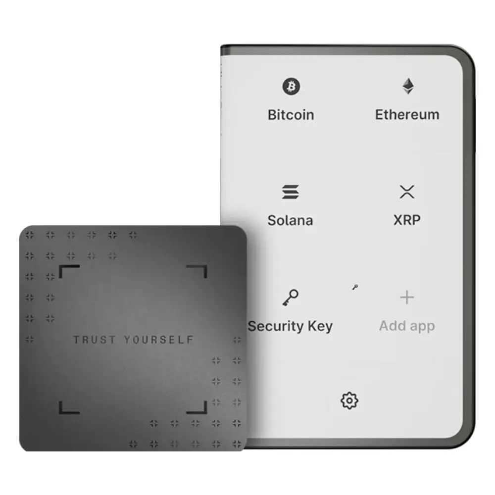 Carteira Ledger Stax Crypto Hardware Wallet + Recovery Key