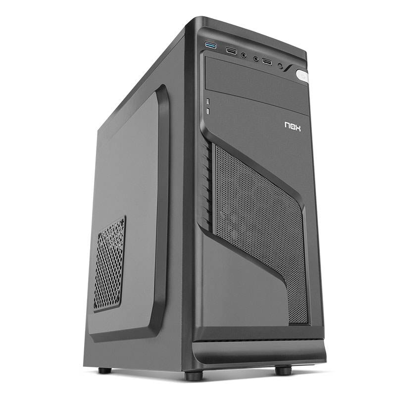 Caixa ATX Nox Lite 020 Preta com Fonte Alimentação 500W