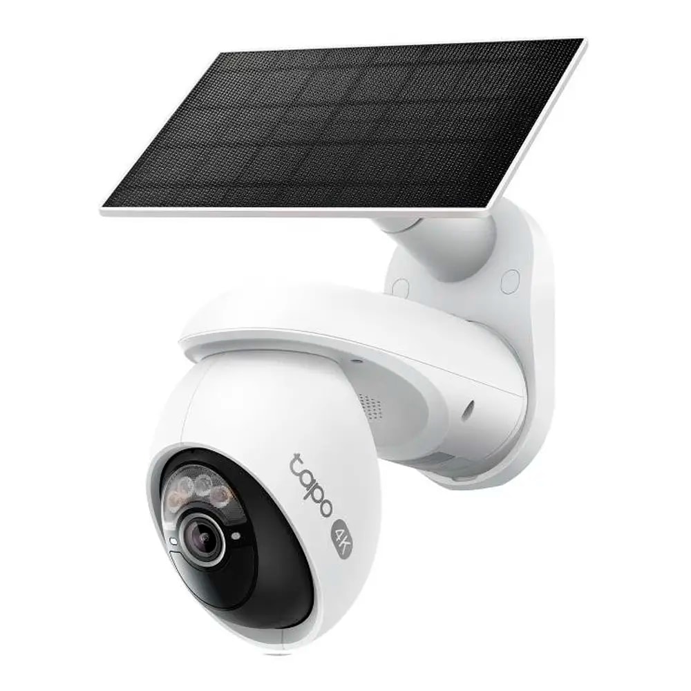 Câmara de Segurança TP-Link Tapo TC92 KIT 4K 8MP Pan/Tilt Outdoor IP65 Security Wi-Fi com Bateria + Painel Solar Tapo A201