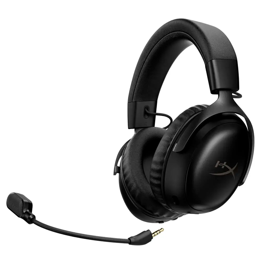 Headset HyperX Cloud III S Wireless/Bluetooth Gaming DTS Spatial Audio PC, PS5, Nintendo Switch, Mac Preto