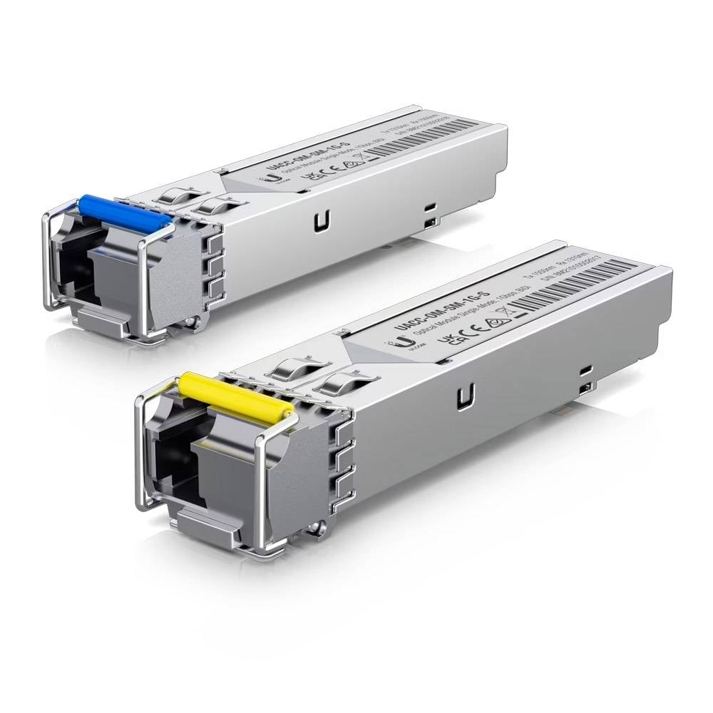 Módulos Fibra Ubiquiti UACC-OM-SM-1G-S-2 Single-Mode SFP 1GbE (Pack 2)